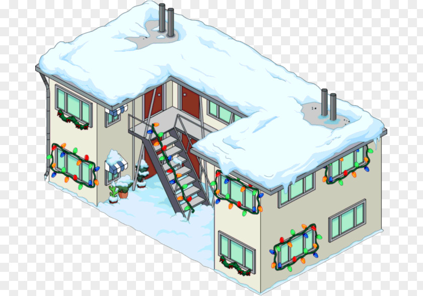 Christmas The Simpsons: Tapped Out Edna Krabappel Simpsons House Snowball PNG