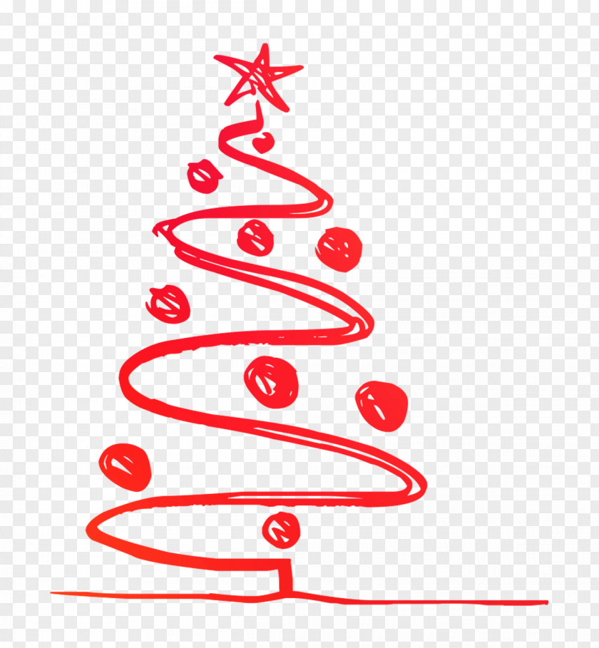 Christmas Tree Ornament Day Line Point PNG
