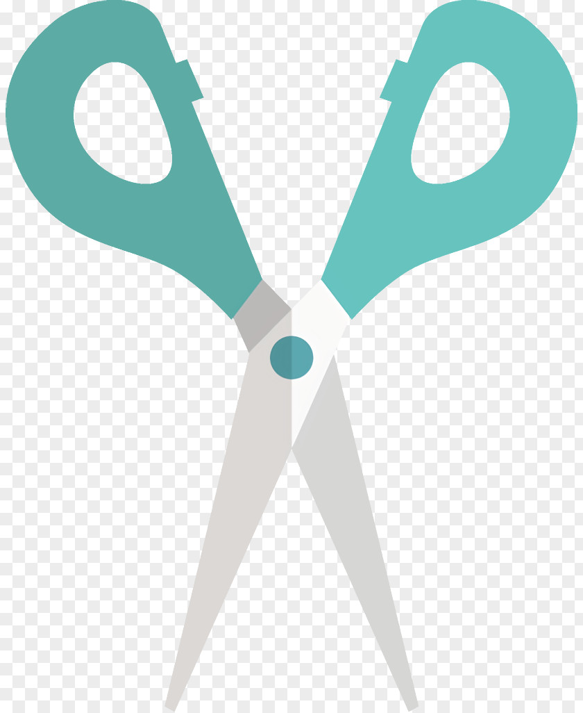 Cutting Tool Logo Green Scissors Clip Art Turquoise Line PNG