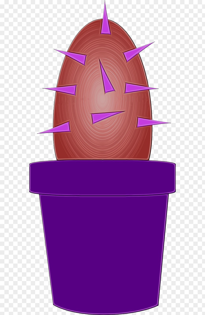 Flowerpot Purple Person Cartoon PNG