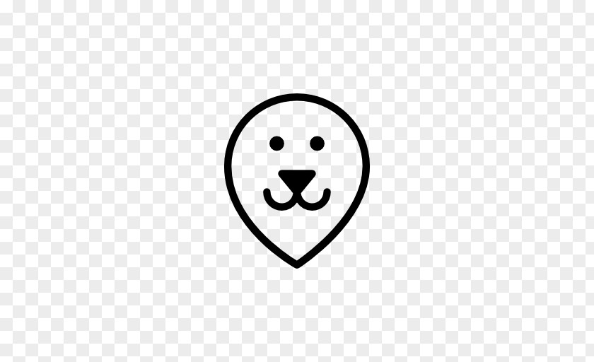 Smiley Line Art Happiness Font PNG