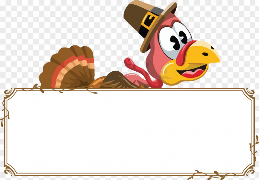 Thanksgiving Turkey Banner Thanksgiving Banner PNG