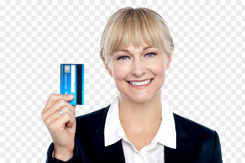 Credit Card Bank Woman Debit PNG