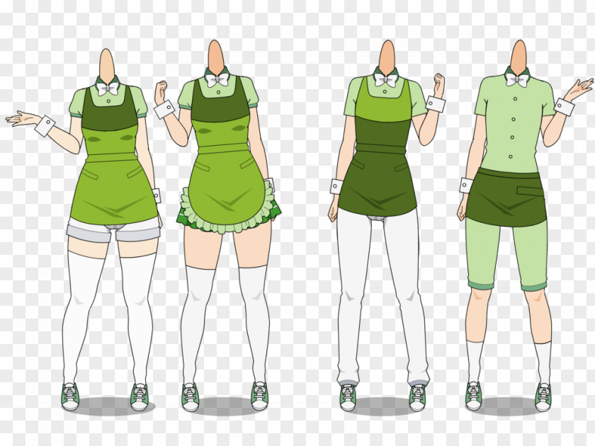 Design Costume Cartoon Character PNG