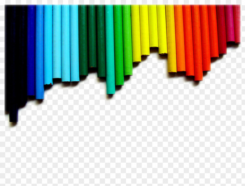 Free Color Pencil Pull Material Colored Paper PNG