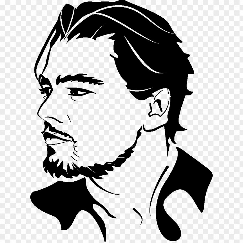 Leonardo Dicaprio Actor Portrait Clip Art PNG