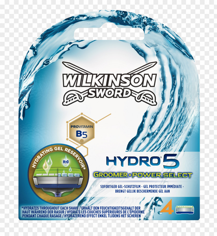 Razor Wilkinson Sword Hydro 5 And Blades Refill (Pack Of 4) Shaving PNG