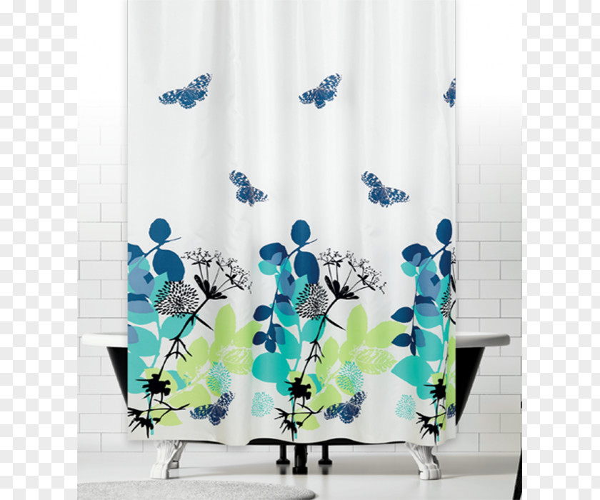 Shower Douchegordijn Curtain Textile Bathroom PNG