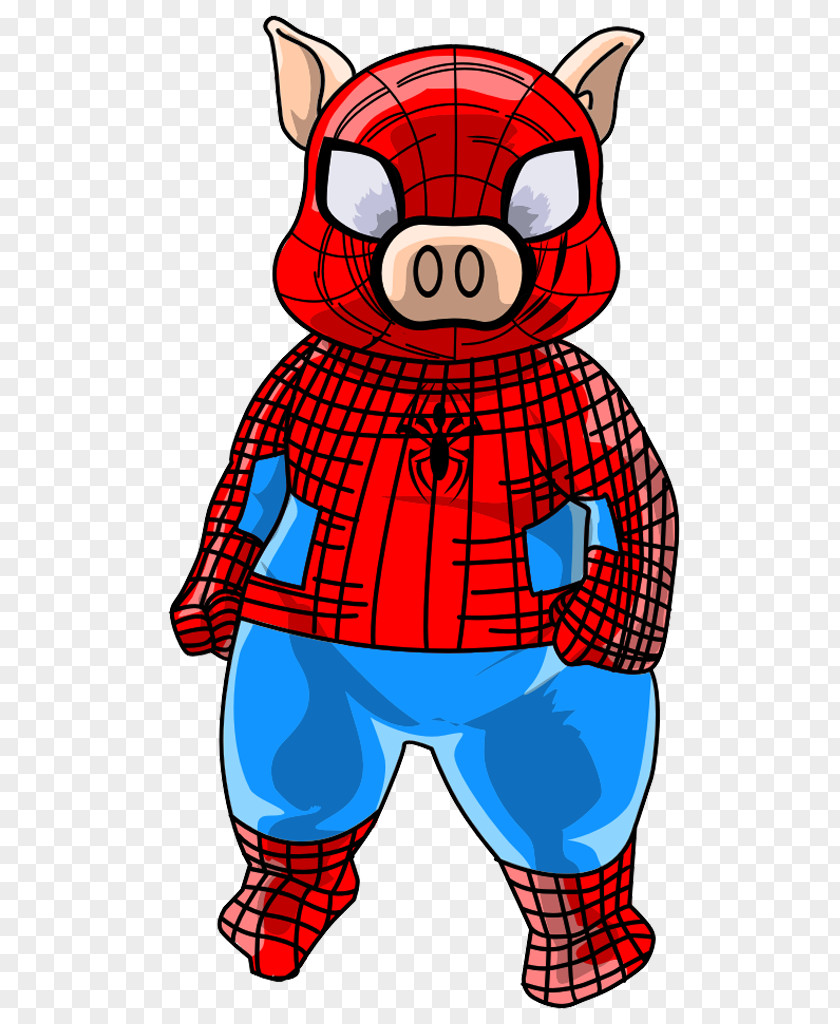 Spider Pig Costume T-shirt Spider-Man PNG
