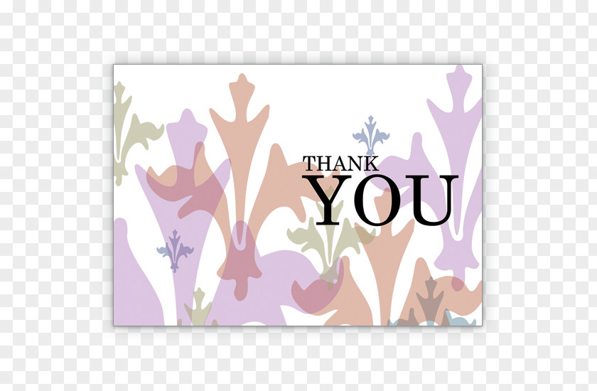 Thank You For Shopping Cartoon Greeting & Note Cards Pink M PNG