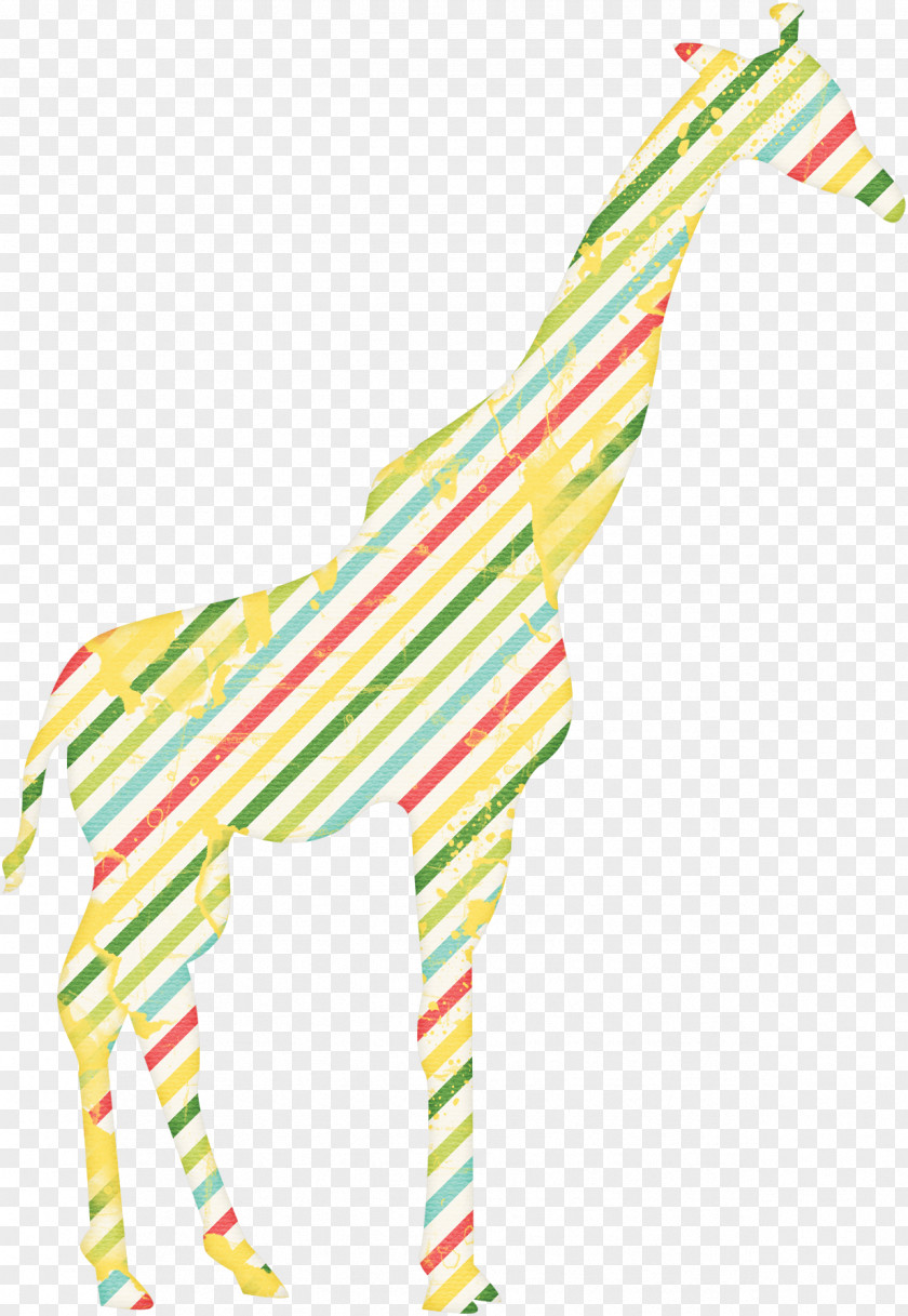 Color Graffiti Giraffe Clip Art PNG