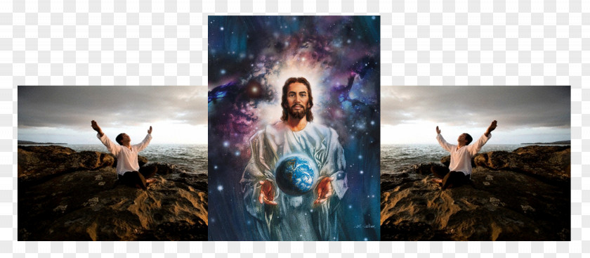 Praise God Signs And Symbols Of The Second Coming Religion Poster Photomontage PNG
