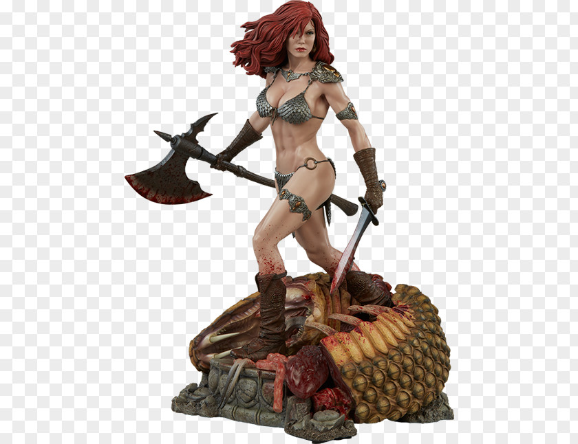 She Devil With A Sword Conan The Barbarian Statue Sideshow CollectiblesOthers Red Sonja PNG
