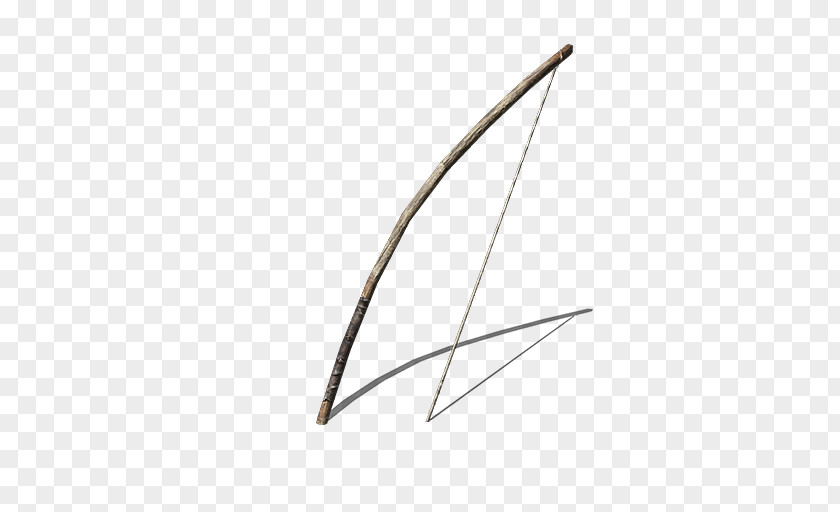 Bow Weapon Ranged Line Angle PNG