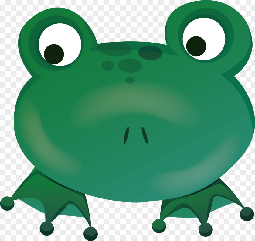 Cartoon Frog Drawing Image PNG