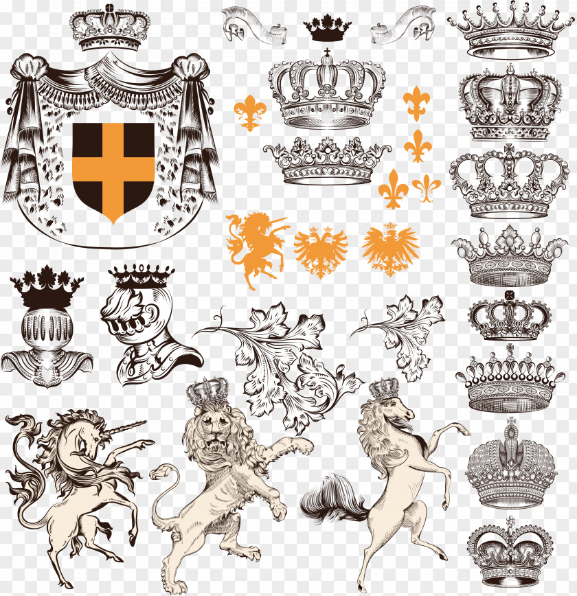 Classical Medieval Element Vector Material Heraldry Stock Photography Illustration PNG