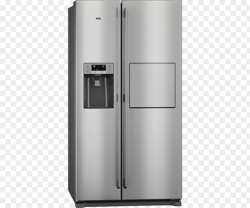 Refrigerator Freezers AEG S66090XNS1 Auto-defrost RMB Steel Fridge Freezer PNG