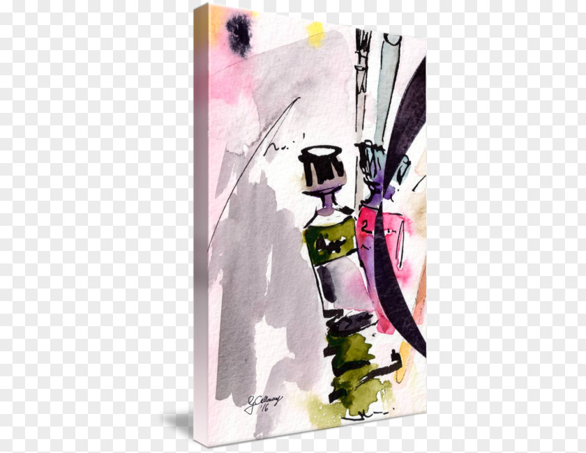 Watercolor Painting Ink Drawing PNG