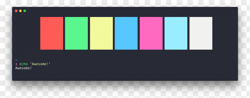 Bright Color ITerm2 GitHub Terminal Vim Theme PNG