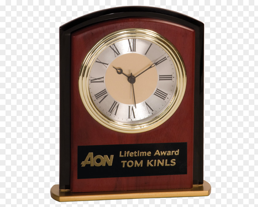 Clock Gift Engraving Award Desk PNG