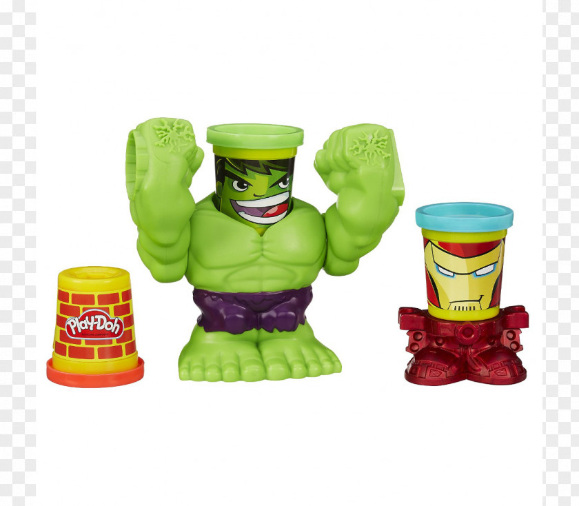 Hulk Play-Doh Iron Man Action & Toy Figures Superhero PNG