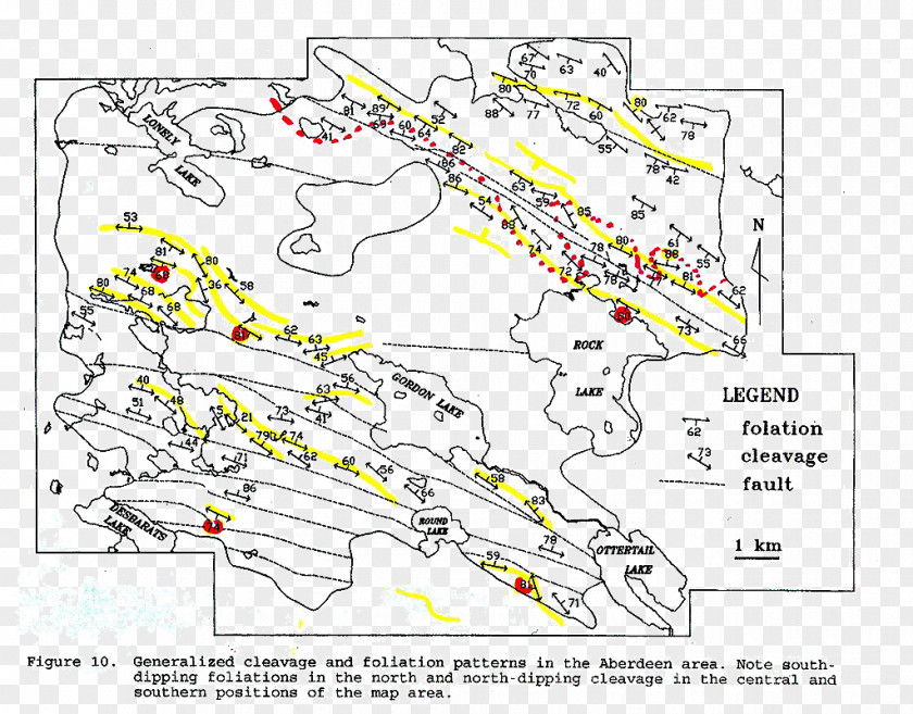 Province Georgian Bay Bruce Peninsula Geology Fault Geologic Map PNG