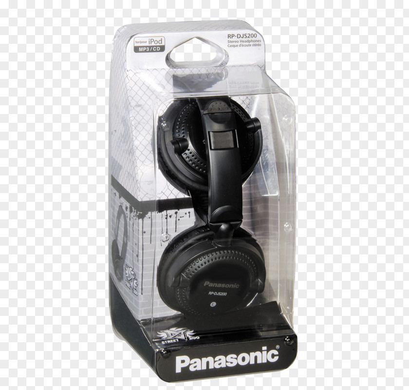 Dj Headphones Microphone Panasonic RP-DJS200E Wireless PNG