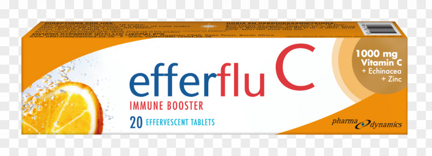 Get Your Flu Shot Dietary Supplement Efferflu C Immune Booster Vitamin Effervescent Tablet PNG