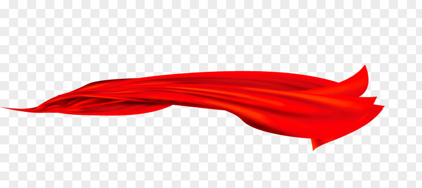 Red Ribbon Petal PNG