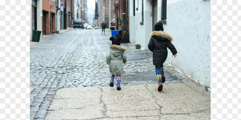 Run Away Boot Child Jeans Running Sidewalk PNG