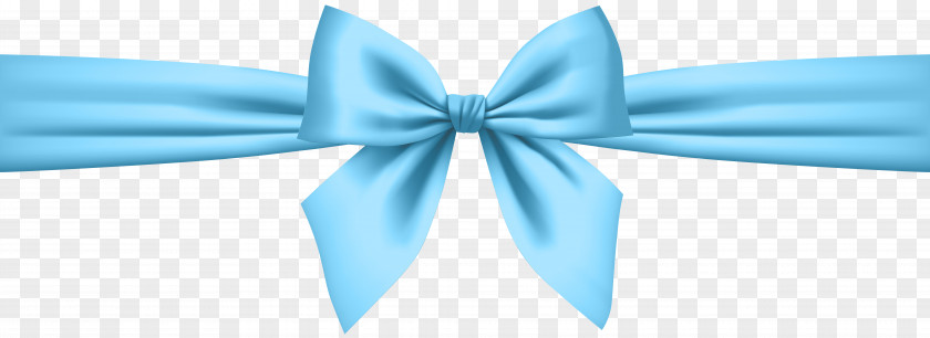 Soft Blue Bow Transparent Clip Art PNG