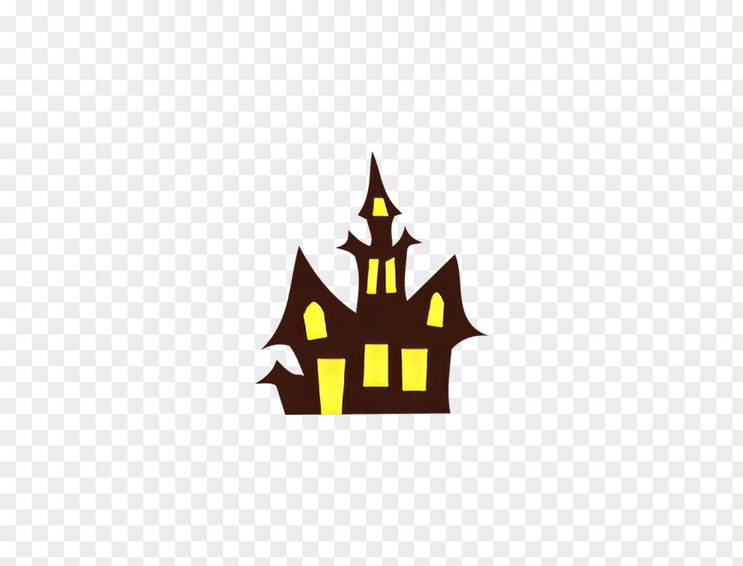 Logo Ghost Haunted House Cartoon PNG