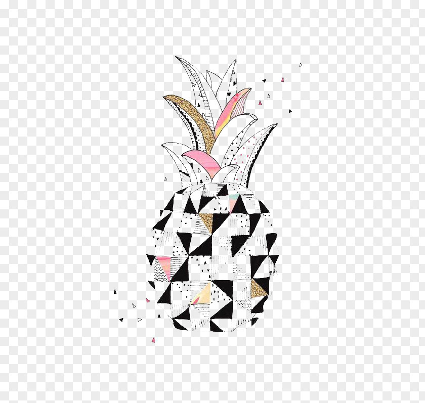 Pineapple Drawing Graphic Design Illustration PNG