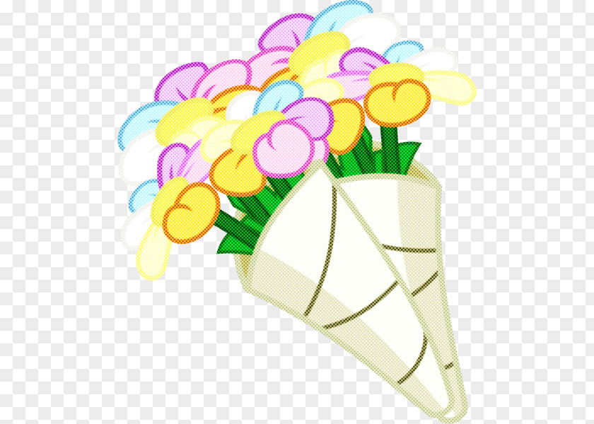 Plant Line Art Bouquet Cut Flowers PNG