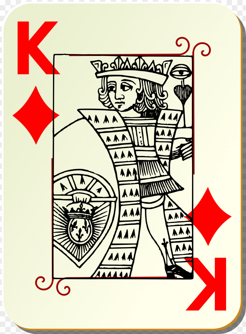 Ace Card King Playing Game Clip Art PNG