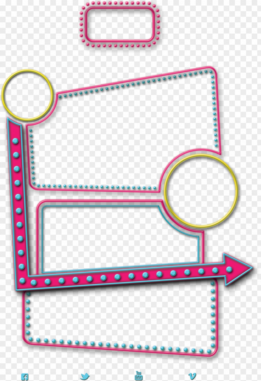 Fashion Color Border PNG