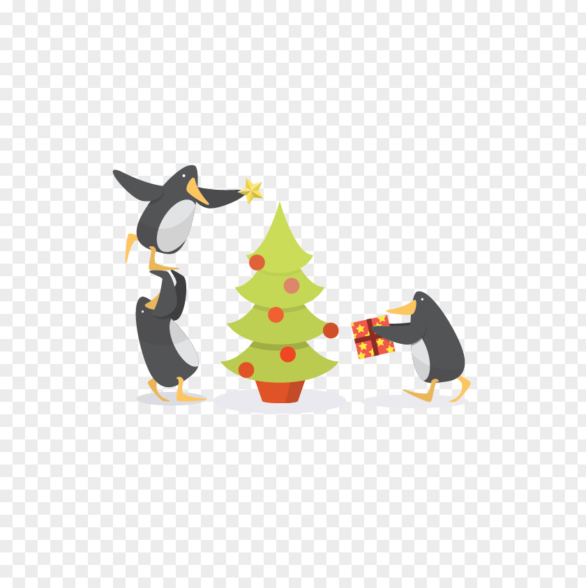 Penguin Illustration Design Cartoon Image PNG