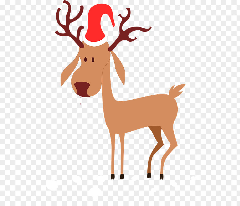 Reindeer Rudolph Santa Claus Clip Art PNG