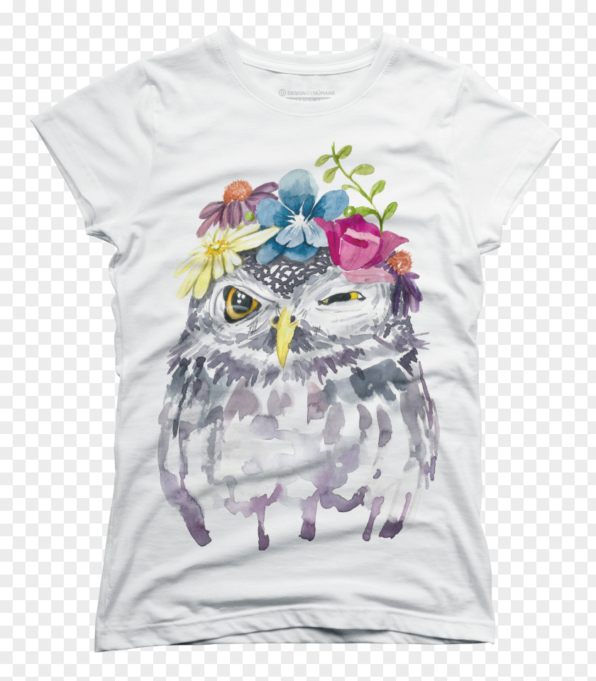 T-shirt Owl Hoodie Sleeve PNG