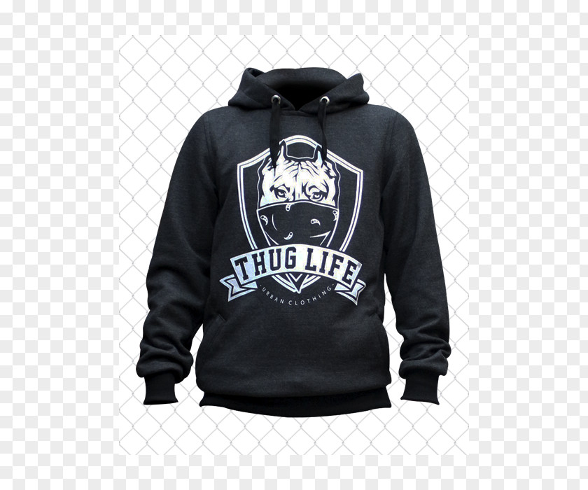 Thug Life T-shirt Tracksuit Hoodie American Pit Bull Terrier PNG
