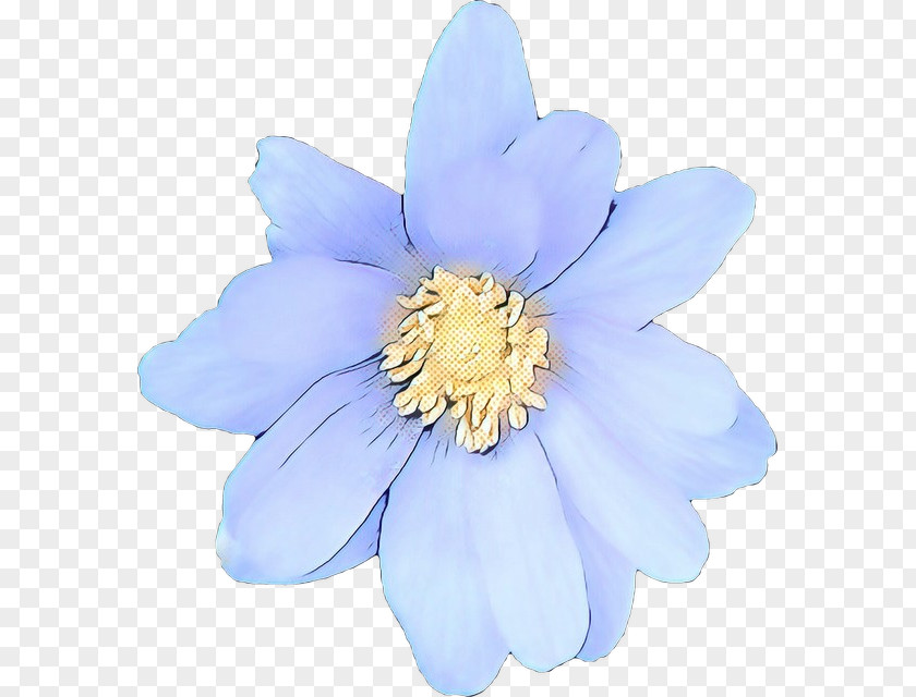 Water Lily Anemone Flowering Plant Petal Flower Blue PNG