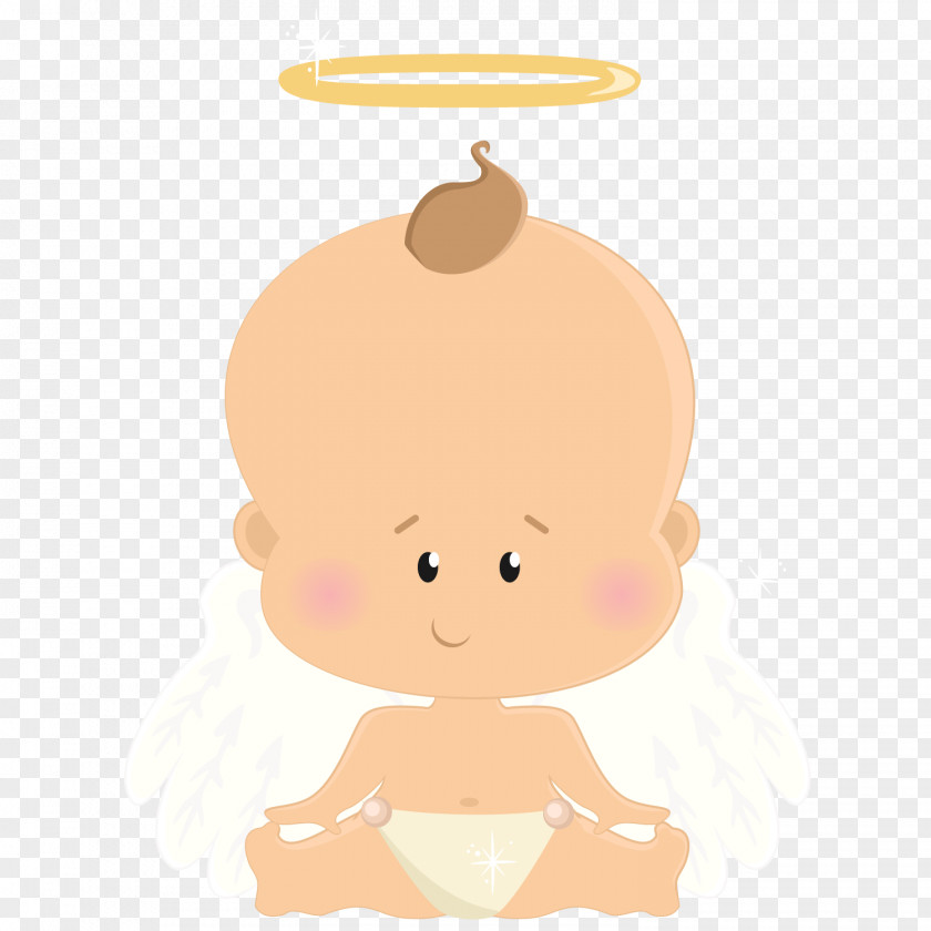 Baby Shower Child Angel Baptism Clip Art PNG