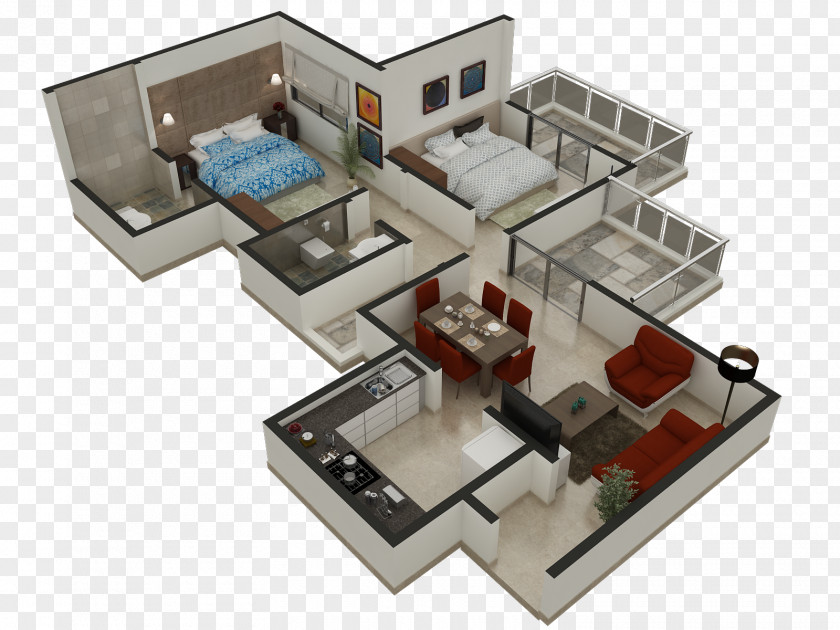 Design Floor Plan PNG