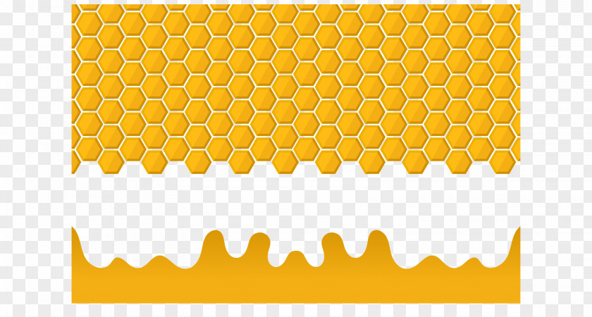 Bee Pattern Beehive Honeycomb PNG