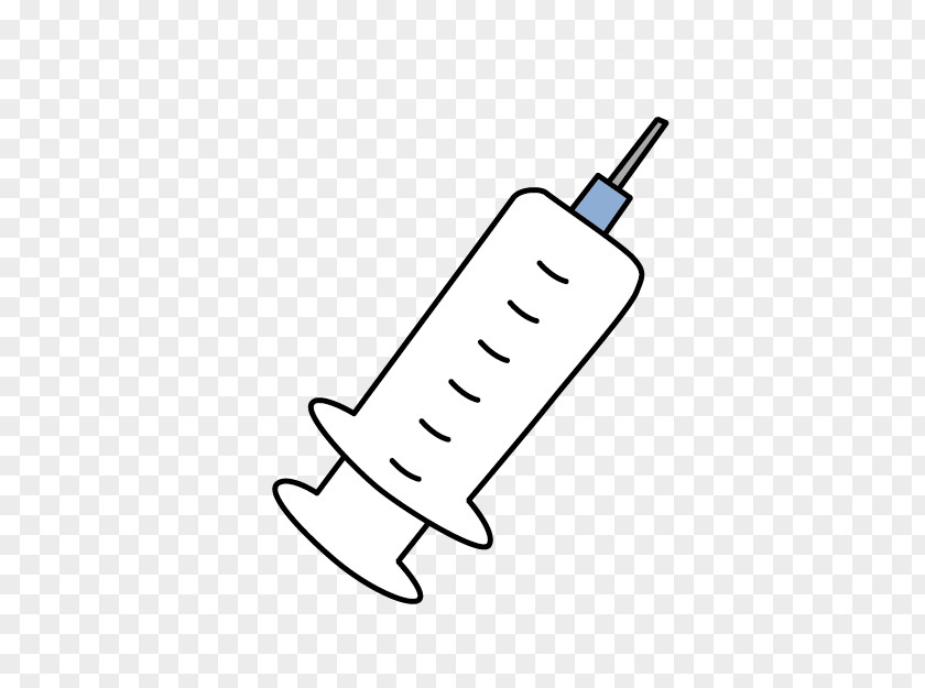 Cartoon Syringe Injection Hypodermic Needle PNG