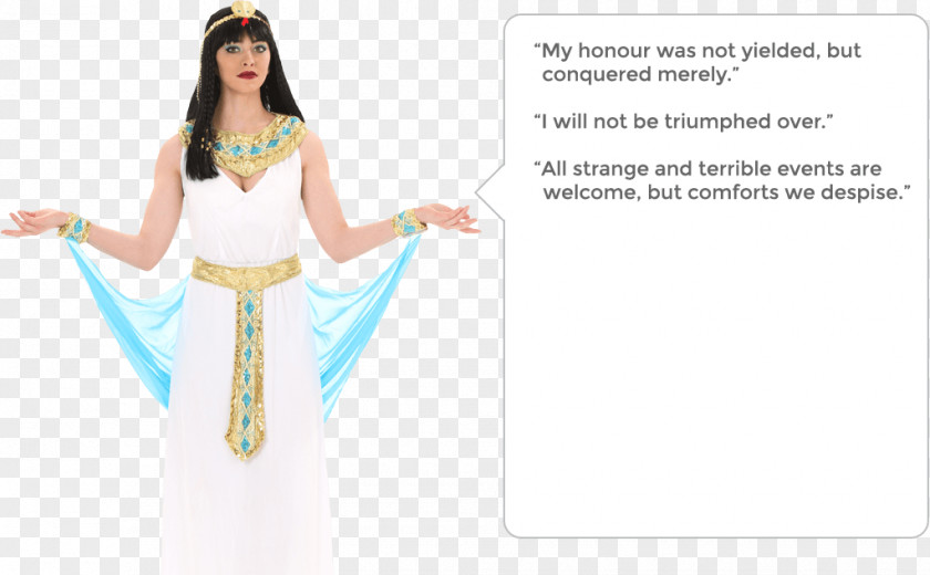 Cleopatra Thumb Costume Shoulder Abdomen PNG