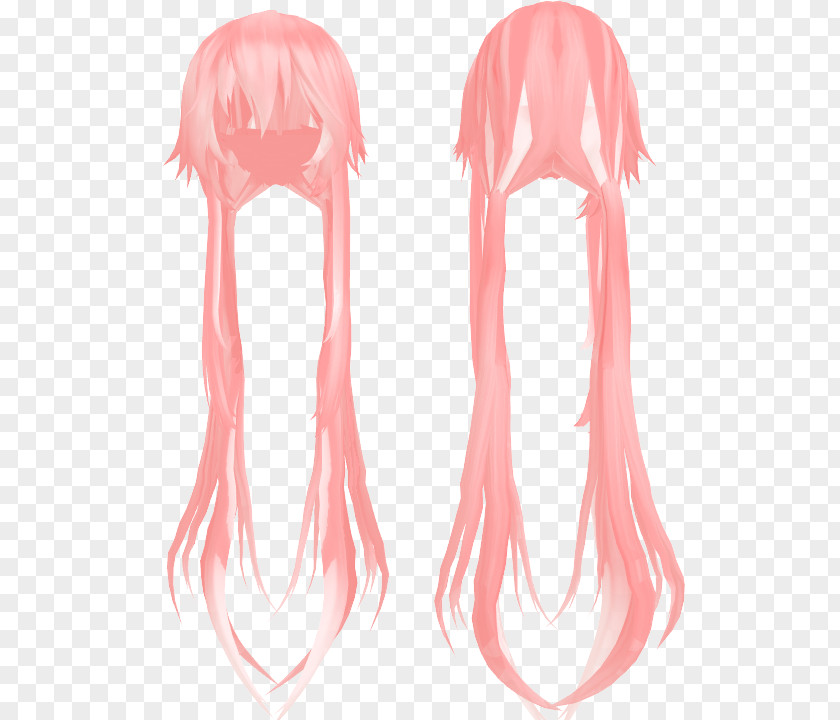 Hair Long MikuMikuDance Ponytail Hairstyle PNG