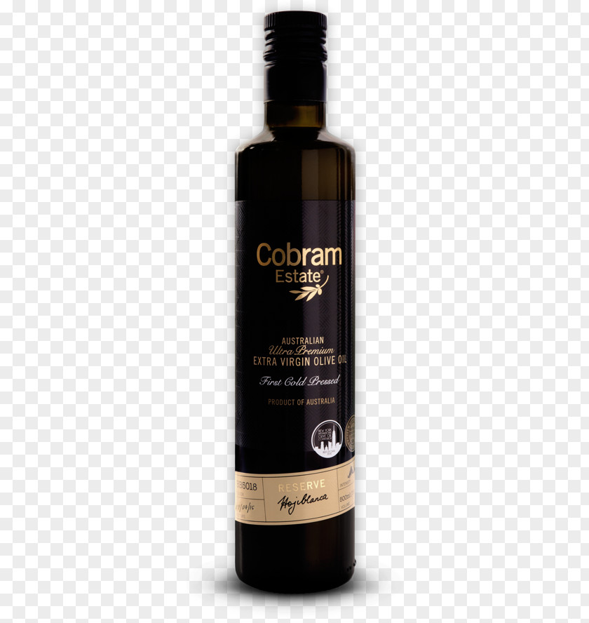 Icon Olive Oil Liqueur Glass Bottle Cobram Picual PNG
