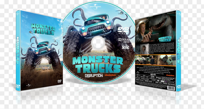 Monster Trucks Blu-ray Disc DVD Truck Brand Graphic Design PNG