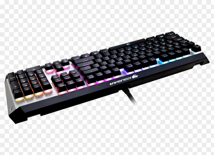 USB Computer Keyboard Gaming Keypad Cougar Attack X3 RGB Rollover PNG